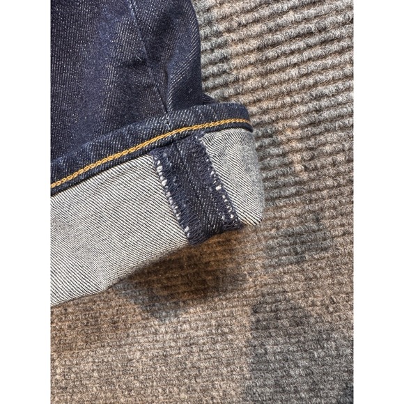 LEVI'S Premium 502 Jeans-Single Stitch Seams-EX Cond 36x34 Dark Wash Big (E) - Picture 4 of 15